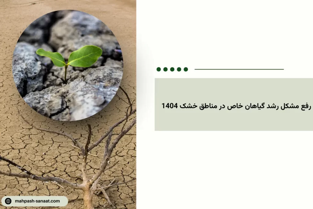 رفع مشکل رشد گیاهان خاص در مناطق خشک 1404