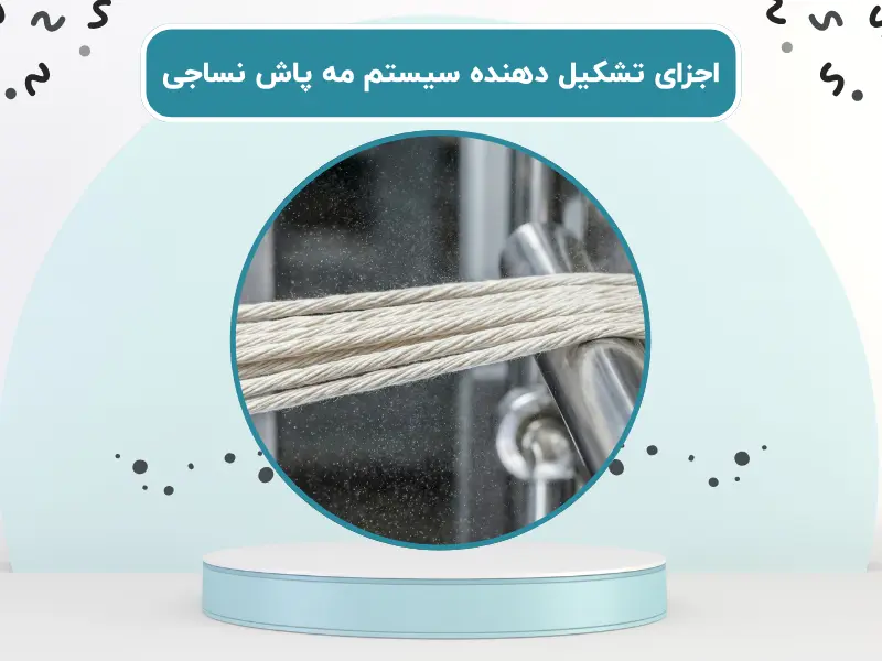 اجزای تشکیل دهنده سیستم مه پاش نساجی