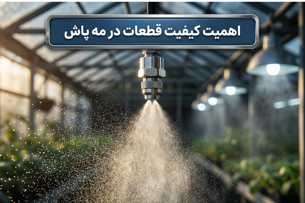 اهمیت کیفیت قطعات در مه پاش | نقش قطعات بومی سازی شده