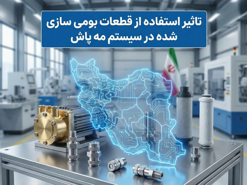 تاثیر استفاده از قطعات بومی سازی شده در سیستم مه پاش