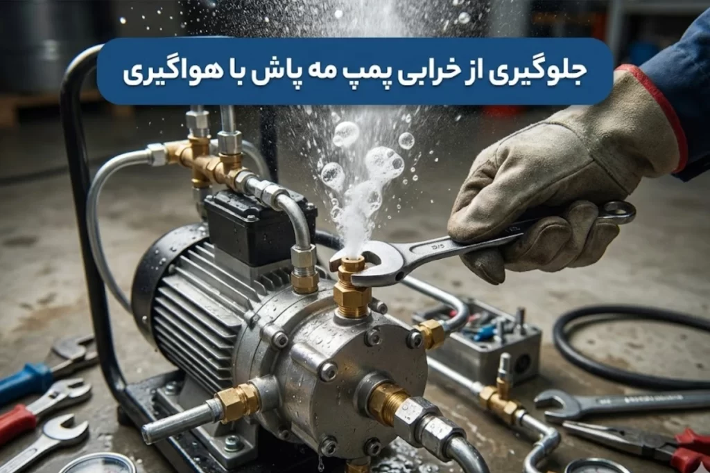آموزش کامل برای جلوگیری از خرابی پمپ مه ‌پاش  با هواگیری