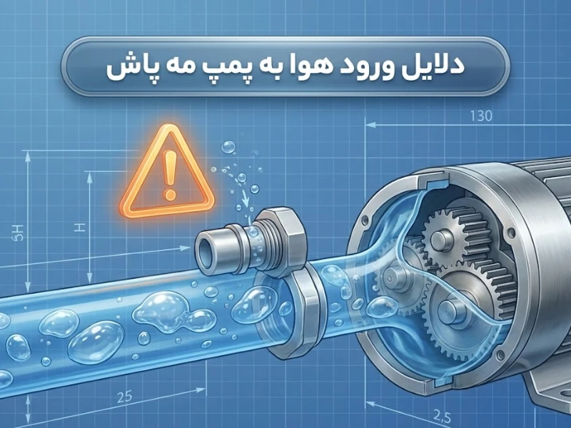 دلایل ورود هوا به پمپ مه پاش