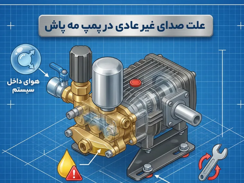 علت صدای غیر عادی در پمپ مه پاش