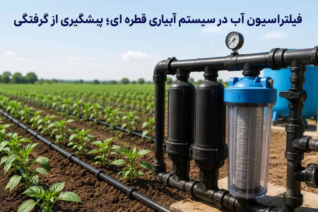 فیلتراسیون آب در سیستم آبیاری قطره ای | پیشگیری از گرفتگی