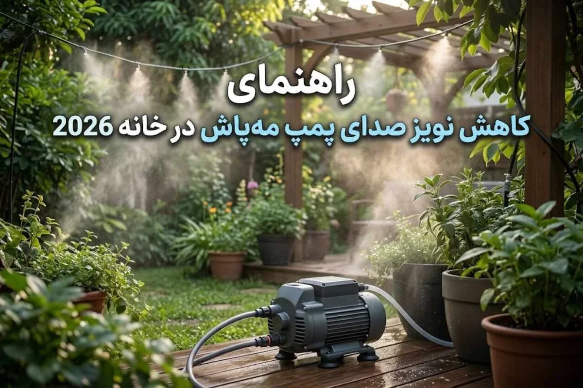 راهنمای کاهش نویز صدای پمپ مه‌ پاش در خانه 2026