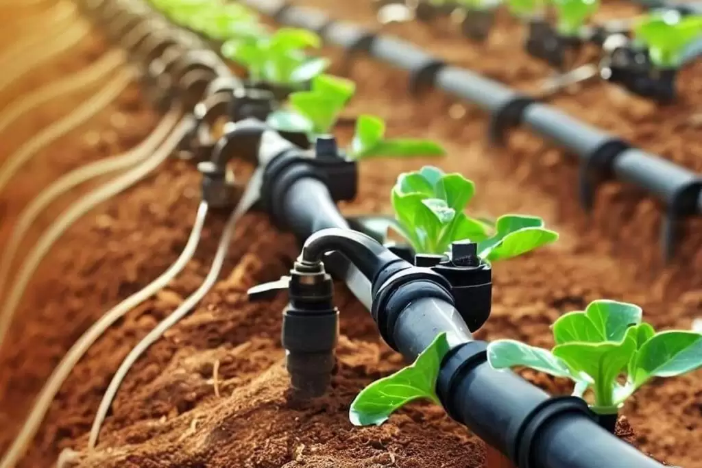 آبیاری قطره ای بدون پمپ